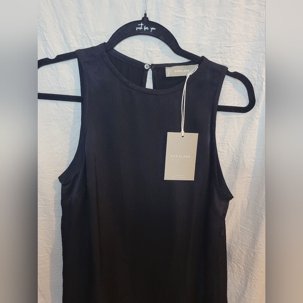 Everlane Black Sleeveless Minimalist Tank Top